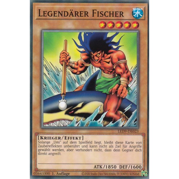 Legend&auml;rer Fischer LED9-DE023