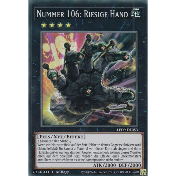 Nummer 106: Riesige Hand LED9-DE053