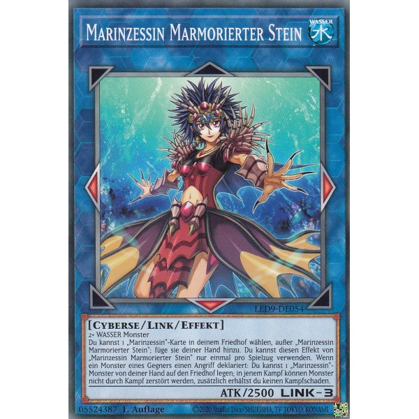 Marinzessin Marmorierter Stein LED9-DE054