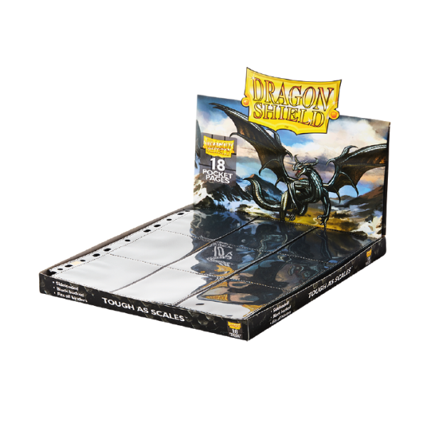 Dragon Shield 18-Pocket Pages Black (50 Seiten) f&uuml;r Sammelordner