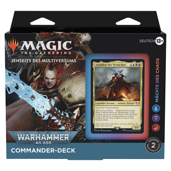 Warhammer 40K Commander Deck - M&auml;chte des Chaos (deutsch)