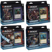 Warhammer 40K alle 4 Commander Decks (englisch)
