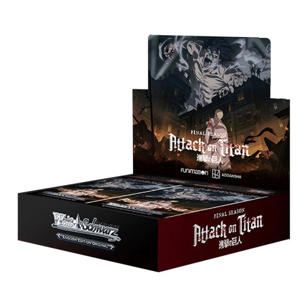Weiss Schwarz - Attack On Titan: Final Season Booster Display (englisch)