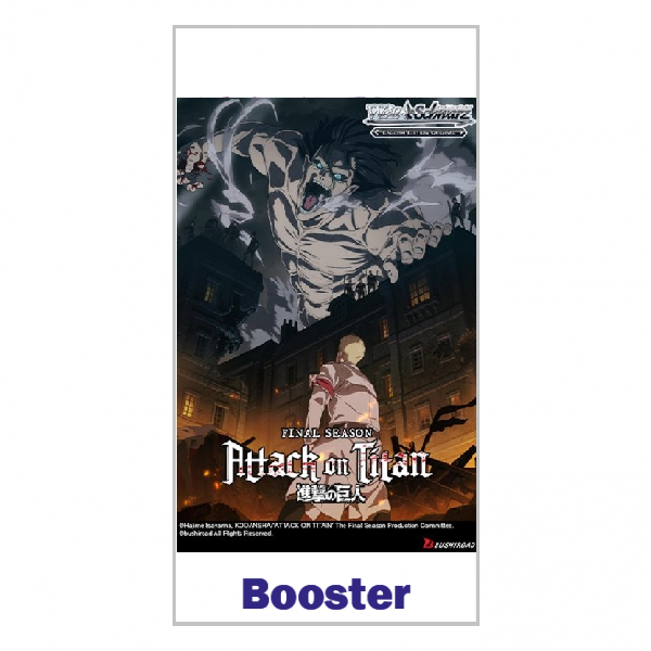 Weiss Schwarz - Attack On Titan: Final Season Booster (englisch)