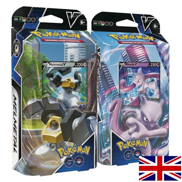 Pokemon GO: beide V Kampf Decks Mewtwo-V &amp; Melmetal-V (2 Decks, englisch)