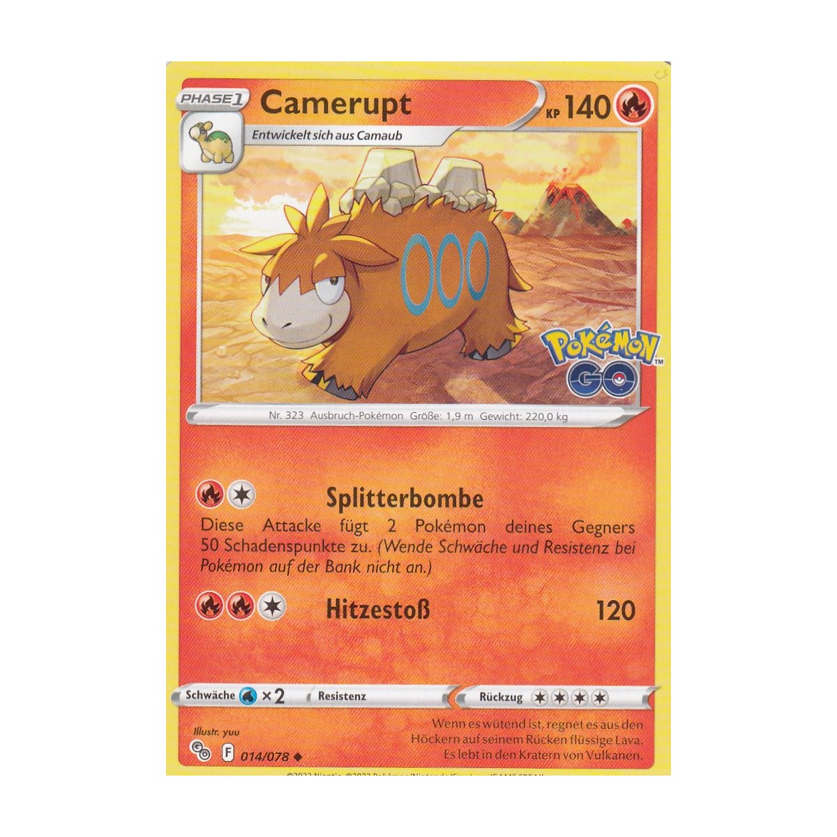 014/078 - Uncommon - Pokmon GO - Pokemon - NM/M