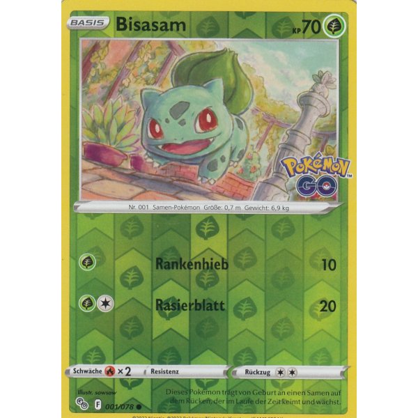 Bisasam 001/078 REVERSE HOLO