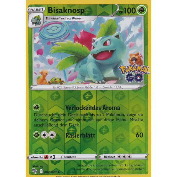 Bisaknosp 002/078 REVERSE HOLO