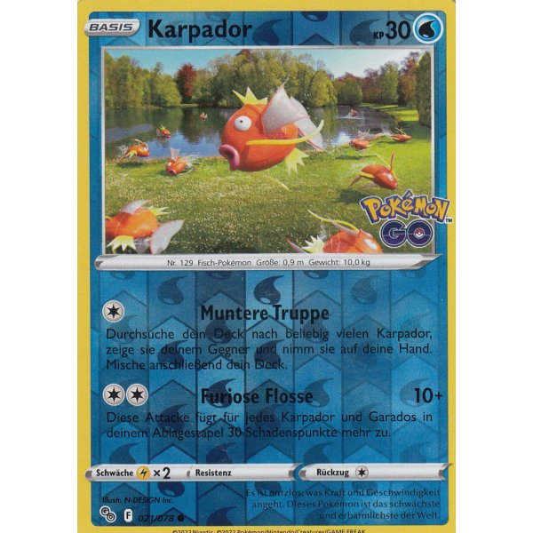 Karpador 021/078 REVERSE HOLO