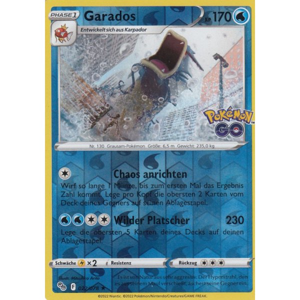 Garados 022/078 HOLO REVERSE HOLO