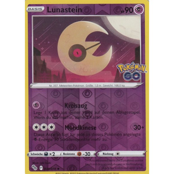 Lunastein 034/078 REVERSE HOLO