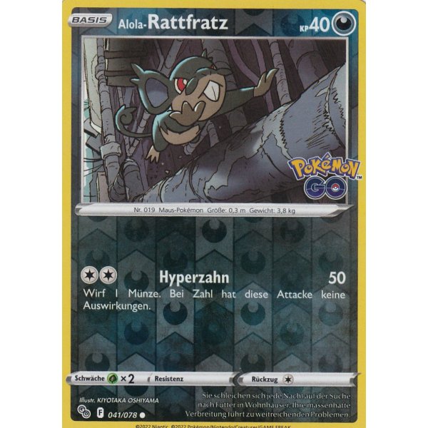 Alola-Rattfratz 041/078 REVERSE HOLO