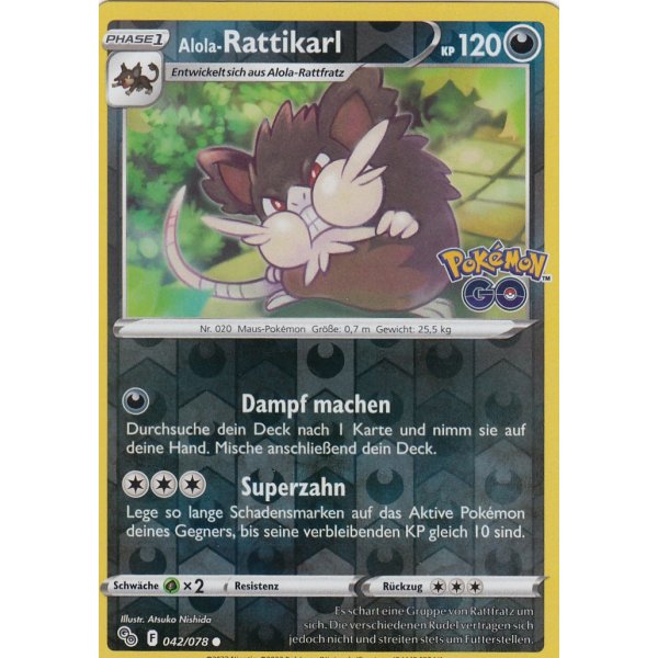 Alola-Rattikarl 042/078 REVERSE HOLO