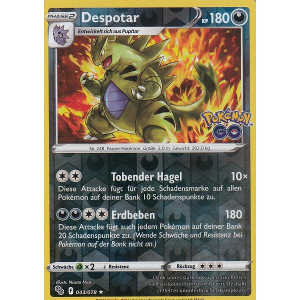 Despotar 043/078 HOLO REVERSE HOLO
