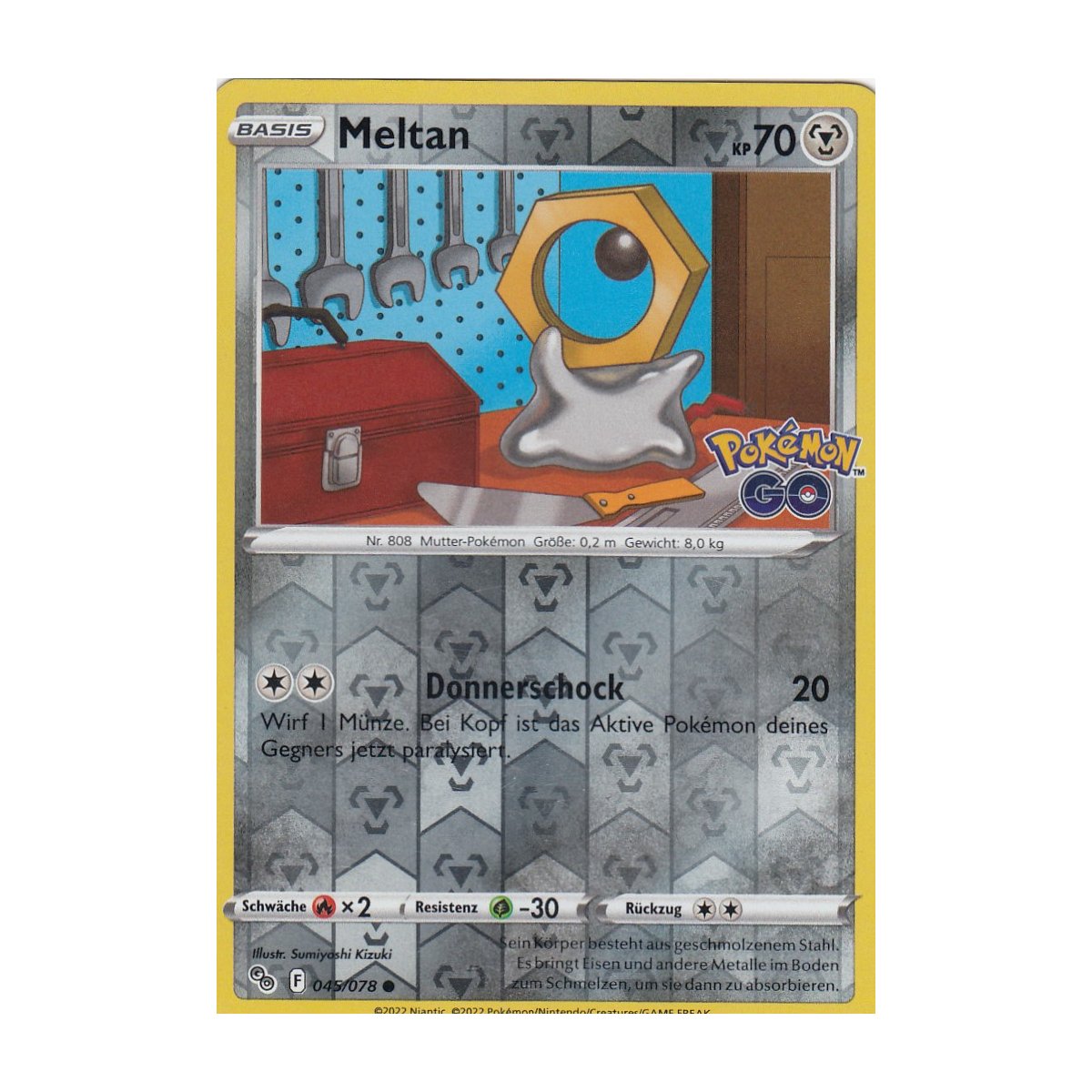 Meltan 045/078 REVERSE HOLO Pokemon GO Pokemon Karte kaufen