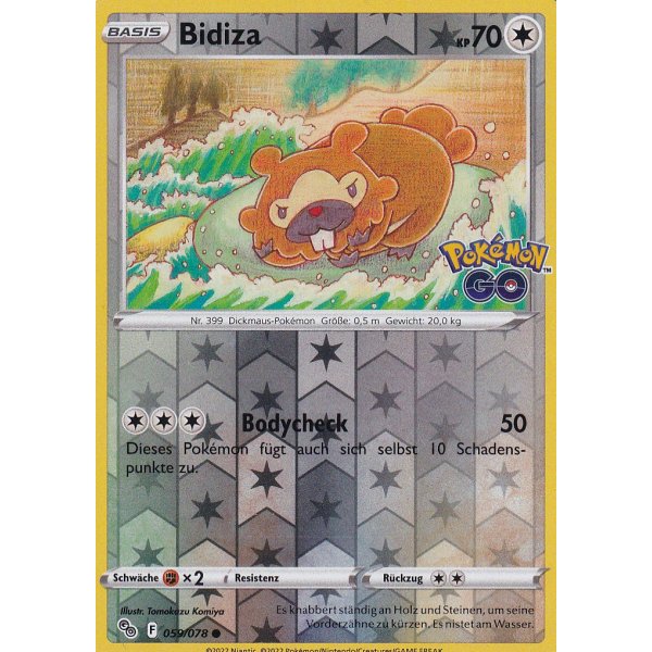 Bidiza 059/078 REVERSE HOLO