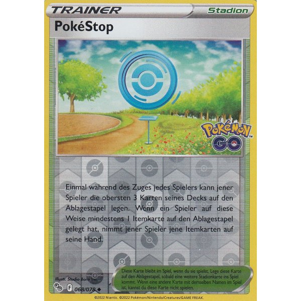 Pok&eacute;Stop 068/078 REVERSE HOLO