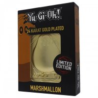 Yu-Gi-Oh! 24 Karat Gold plattierte Metallplatte Marshmallon *LIMITIERTE EDITION*