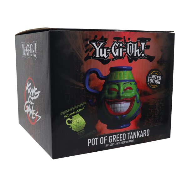 Yu-Gi-Oh! Tasse Pot of Greed - Sammler Krug *Limited Edition*