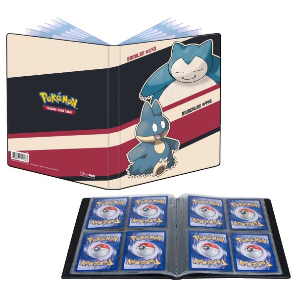 Pokemon 4-Pocket Album - Snorlax &amp; Munchlax von Ultra Pro