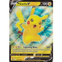 Pikachu V SWSH198 PROMO XXL OVERSIZED/ÜBERGROß Englisch