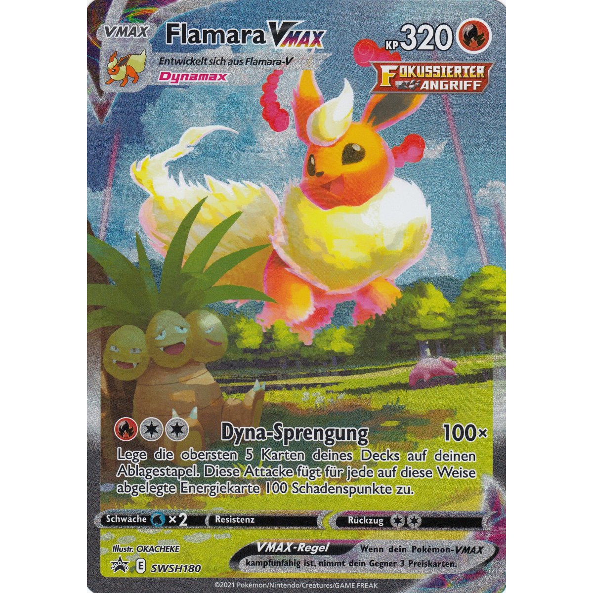 Flamara VMax SWSH180 PROMO Übergroße Karten (20x14,5cm) günstig kaufen bei  GttG