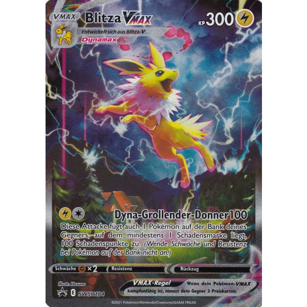 Blitza VMax SWSH184 PROMO XXL OVERSIZED/&Uuml;BERGRO&szlig;