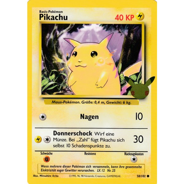 Pikachu Celebrations SWSH PROMO XXL OVERSIZED/&Uuml;BERGRO&szlig;