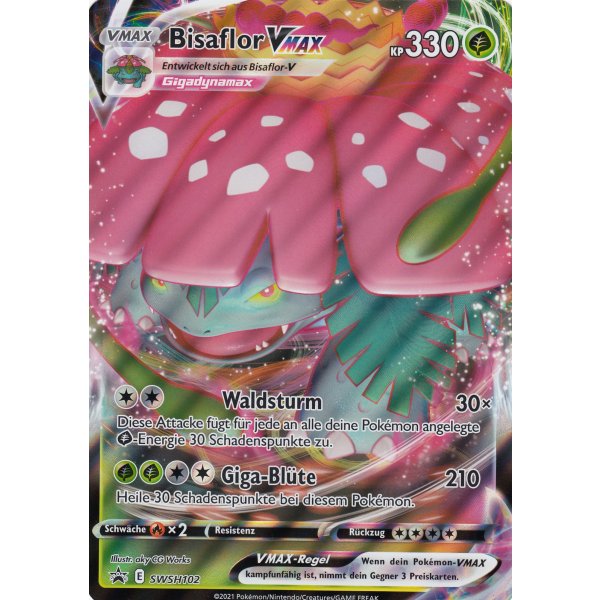 Bisaflor VMax SWSH102 PROMO XXL OVERSIZED/&Uuml;BERGRO&szlig;