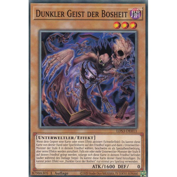 Dunkler Geist der Bosheit LDS3-DE011