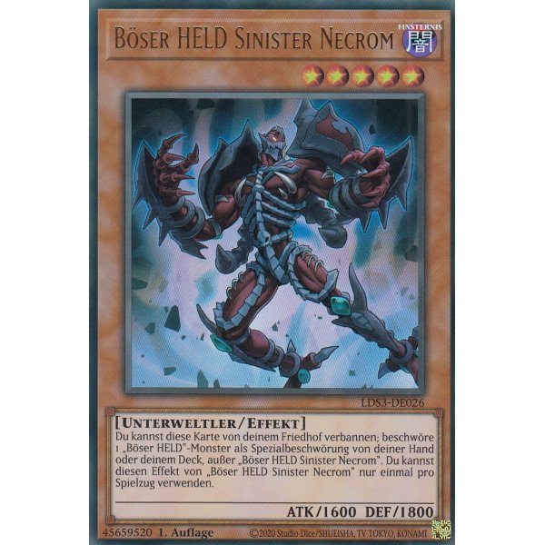 B&ouml;ser HELD Sinister Necrom LDS3-DE026-gold
