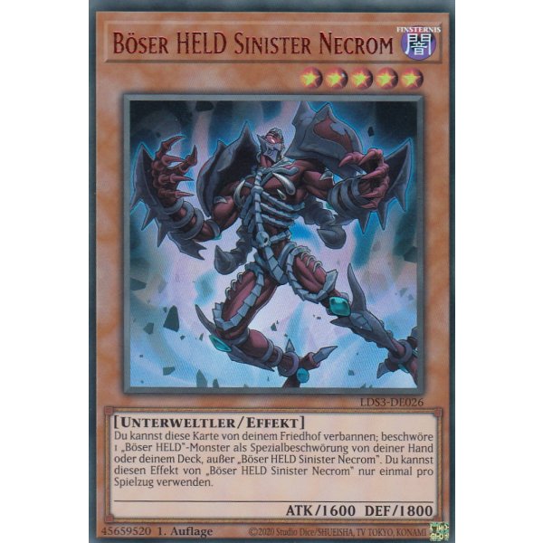 B&ouml;ser HELD Sinister Necrom LDS3-DE026-rot
