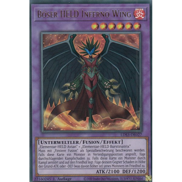 B&ouml;ser HELD Inferno Wing LDS3-DE027-gold