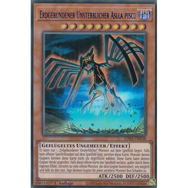 Erdgebundener Unsterblicher Aslla piscu LDS3-DE038-blau