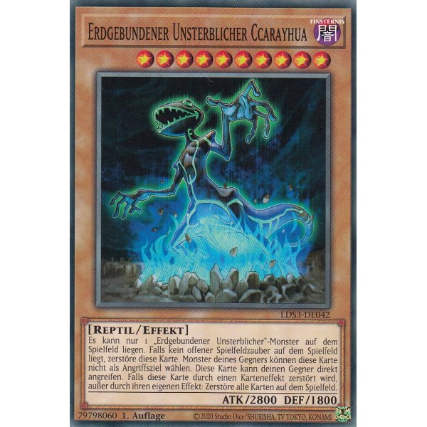 Erdgebundener Unsterblicher Ccarayhua LDS3-DE042