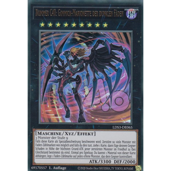 Nummer C40: Gimmick-Marionette der dunklen F&auml;den LDS3-DE065-gold