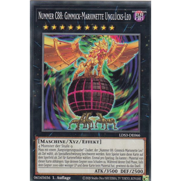 Nummer C88: Gimmick-Marionette Ungl&uuml;cks-Leo LDS3-DE066