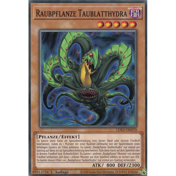 Raubpflanze Taublatthydra LDS3-DE070