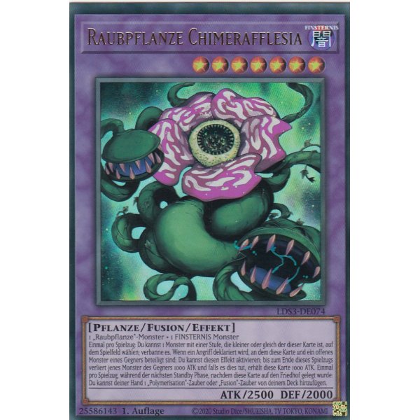 Raubpflanze Chimerafflesia LDS3-DE074-gold