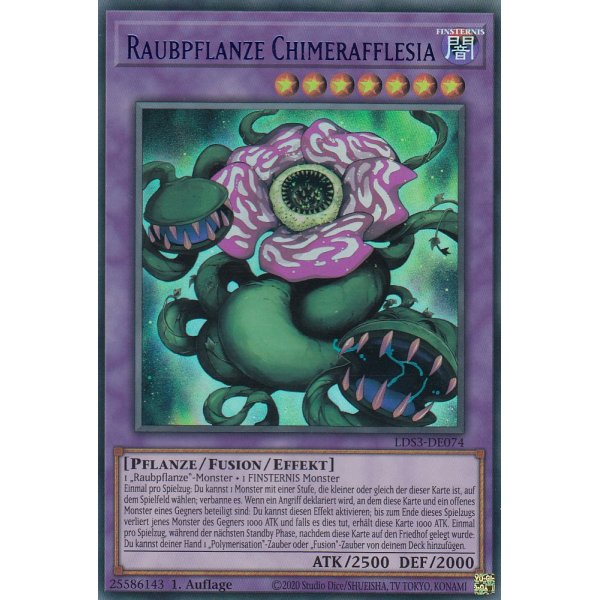 Raubpflanze Chimerafflesia LDS3-DE074-blau
