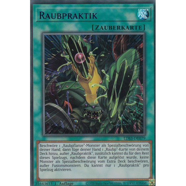 Raubpraktik LDS3-DE079-blau