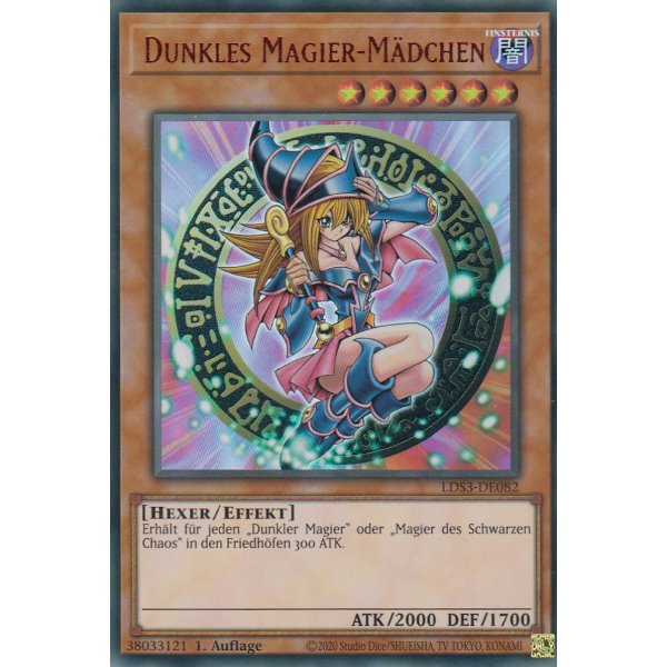 Dunkles Magier-M&auml;dchen LDS3-DE082-rot