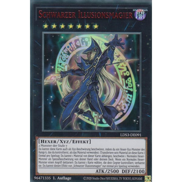 Schwarzer Illusionsmagier LDS3-DE091-rot