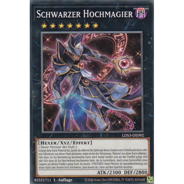 Schwarzer Hochmagier LDS3-DE092