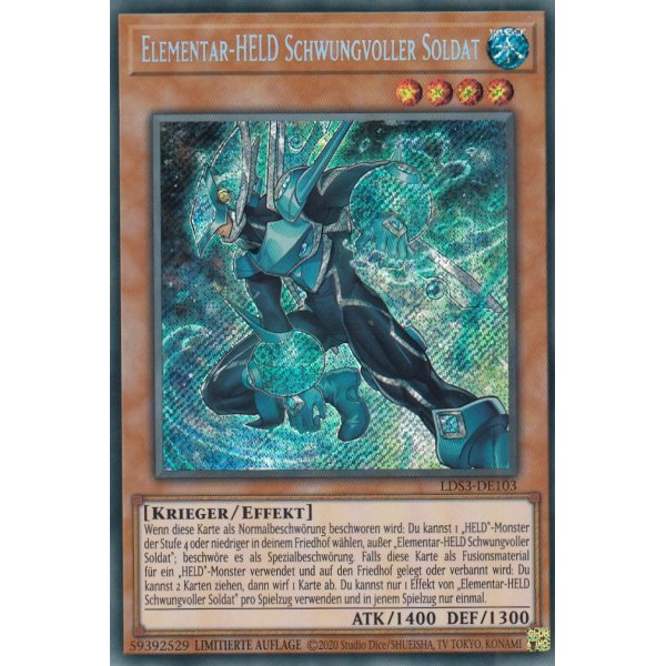Elementar-HELD Schwungvoller Soldat LDS3-DE103