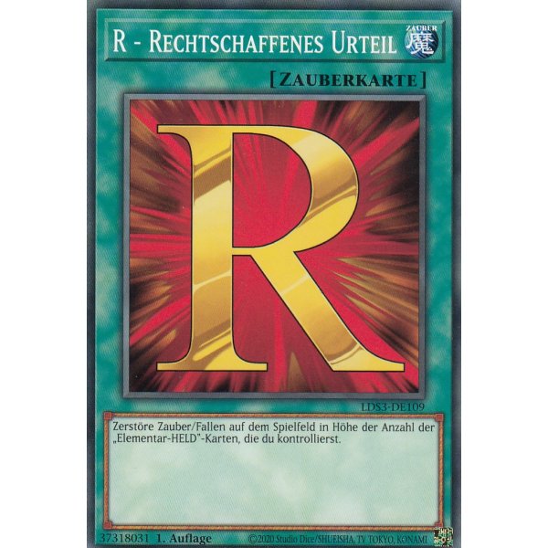 R - Rechtschaffenes Urteil LDS3-DE109