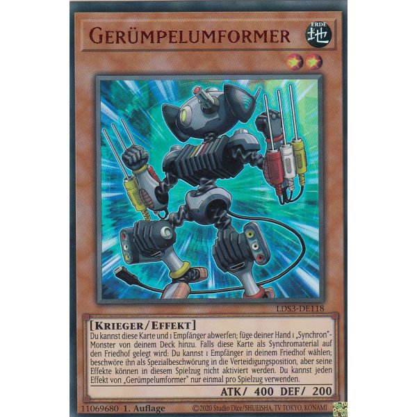 Ger&uuml;mpelumformer LDS3-DE118-rot