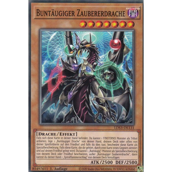 Bunt&auml;ugiger Zaubererdrache LDS3-DE131