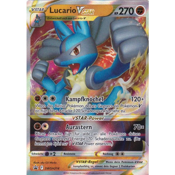 Lucario VStar SWSH214