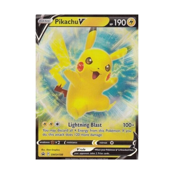 Pikachu V SWSH198 Englisch